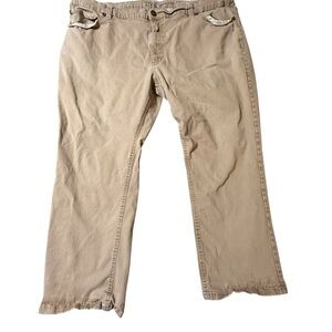 True Nation Athletic Fit Khaki Denim Big & Tall size 50/28 Men's Pants